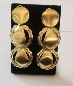 Triple Drop Encased Earrings