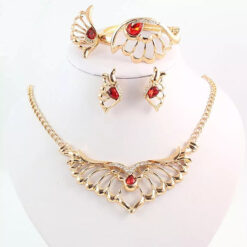 Red Crystal Bird Eye Set (4Pcs)