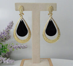 24KGP Pear Drop Earrings