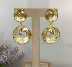 Curly Dome Earrings