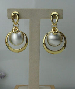 24KGP Round Ball Earrings
