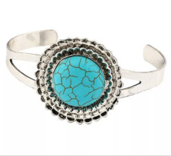 Round Stone Bangle