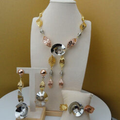 Triple Tone 24K Gold Filled Set(4Pcs)