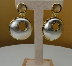 24KGP Circle Earrings