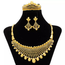 Luxury Crystal 24KGP Set (4Pcs)