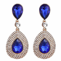 Lovely Rhinestones Crystal Earrings