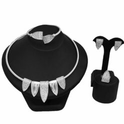 The Silver Grace Choker Set (4Pcs)