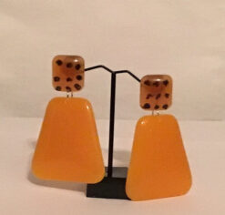Big Resin Drop Earrings