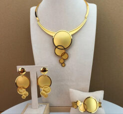 Round Bubbles Pendant Drop Set (4Pcs)