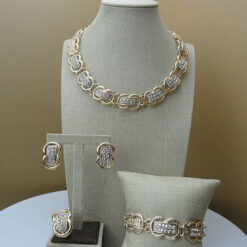 LNL043 - Spiral Chain Stone Set (4Pcs)
