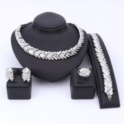 The Arctic Palm Silver Set (4Pcs)