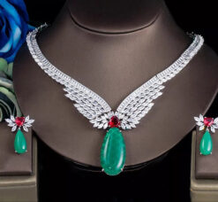 Cubic Zirconia Moonball Set(2Pcs)