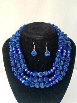 3 Layered Colored Bead Set (2Pcs)