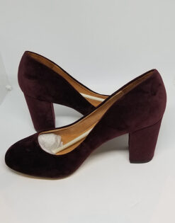 Wine Coloured Court Shoes