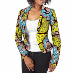 Jubilant Blazer Print Top