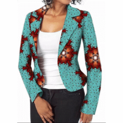 Zesty Blazer Print Top