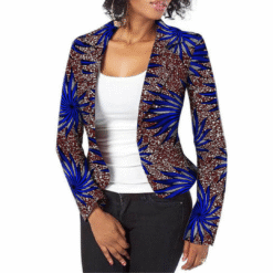 Admirable Blazer Print Top