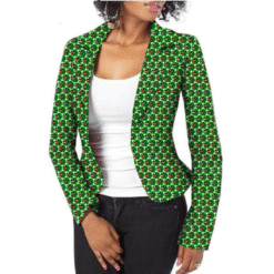 Mini Dotted Blazer Top