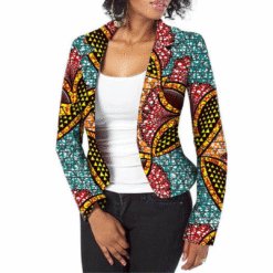 Dazzle Blazer Print Top