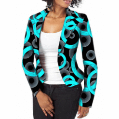 Hula Loop Print Blazer
