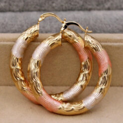 18KGP Hoop Earrings