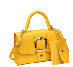 Yellow Square Mini Handbag