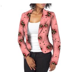 Elegant Print Blazer