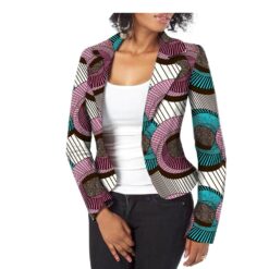 Ladies Print Blazer