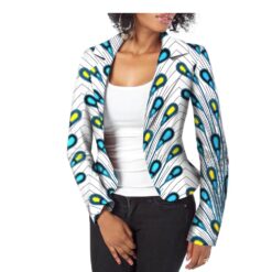 Swoosh Print Blazer