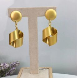 24KGP Twisted Earrings