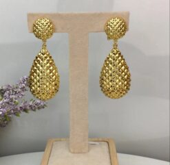 24KGP Belle Oval Earrings