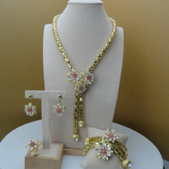 The Flower Drop Tassel Set (4Pcs)