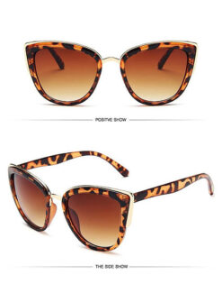 LNSG012 - Tortoise Shell Cat Eye Sunglasses