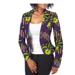 Fluttering Print Blazer