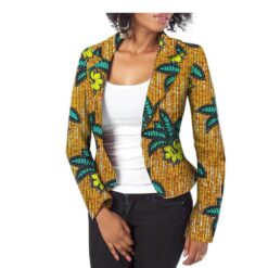 Ambergold Print Blazer