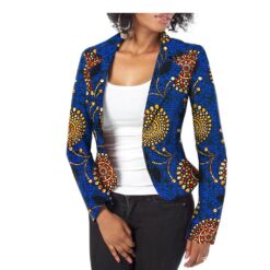 Babyblue Print Blazer