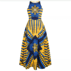 Sleeveless Print Maxi-Dress