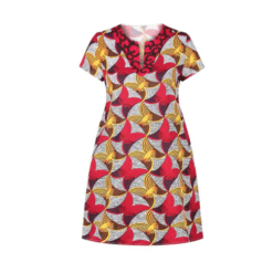 Short Summer Print Dress