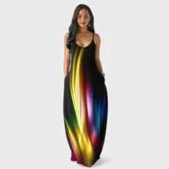 Rainbow Maxi-dress