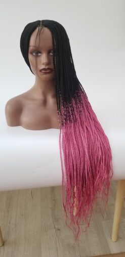 Long 36" Straight Braided Wig