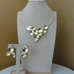 Leaf Pendant Oval Drop (2Pcs)