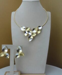 Leaf Pendant Oval Drop (2Pcs)