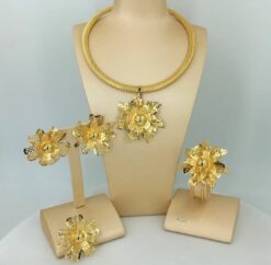 Tinted Wing Floral Drop (4Pcs)