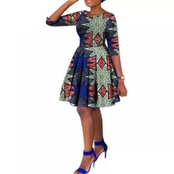 Print Flared Summer Dress