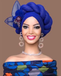 Nicky Blue Loop Wrap