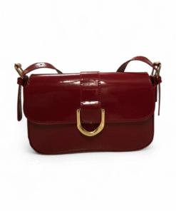 Bordeaux Luxe Patent Bag