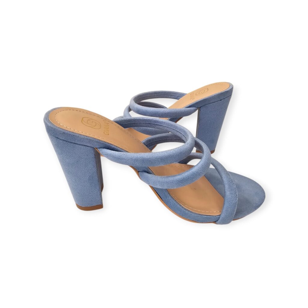 The Azure Grace Block Heel