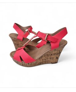 Call It Spring Coral Wedge