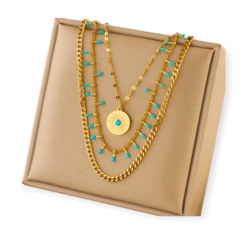 Solara Turquoise Layered Set