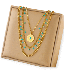 Solara Turquoise Layered Set